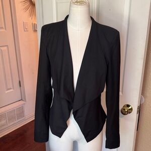 BB Dakota Elegant Black Draped Blazer